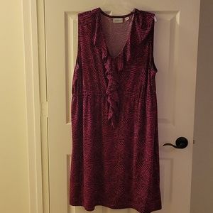 Avenue Hot Pink and Black Dress Size 22/24